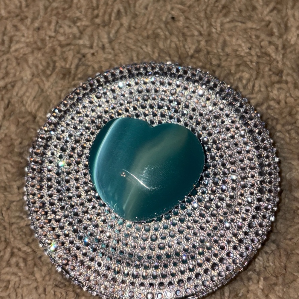 Opalite heart crystal